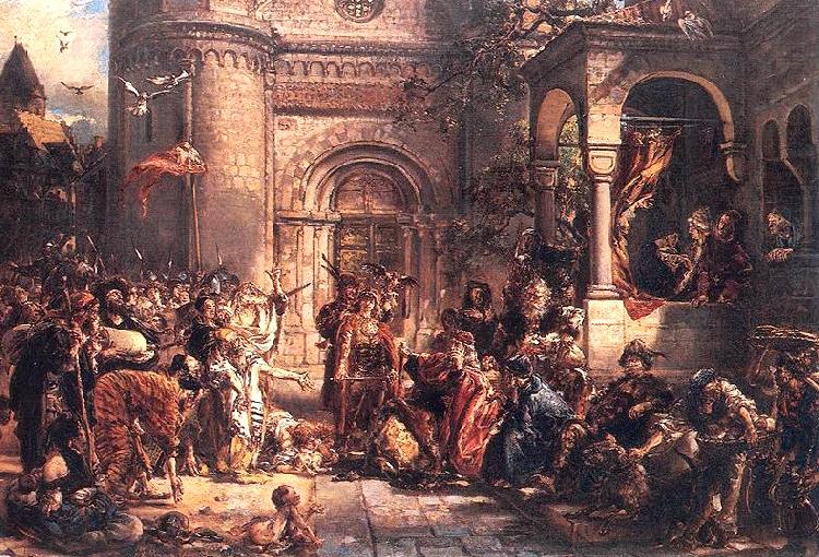 Reception of the Jews A.D, Jan Matejko